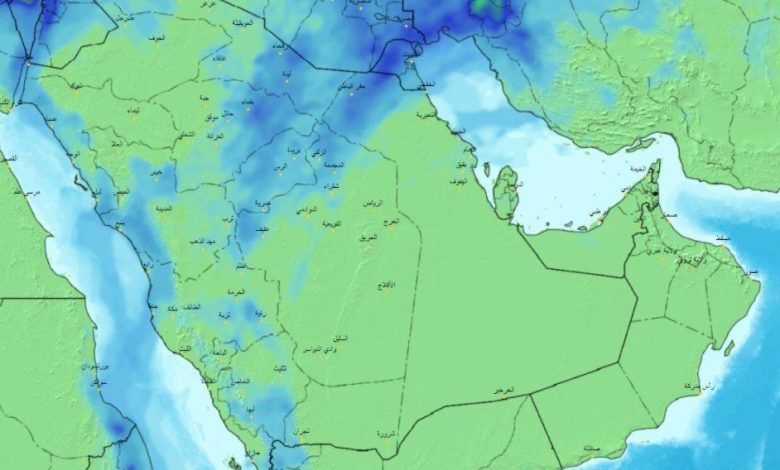 «الأرصاد» يتوقع: أمطار رعدية ورياح مثيرة للأتربة والغبار على هذه المناطق