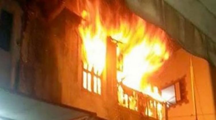 اندلاع حريق داخل شقة سكنية بالطالبية