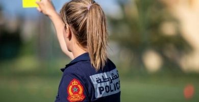 مفتشة في الشرطة تدخل تاريخ كأس العرش المغربي لكرة القدم