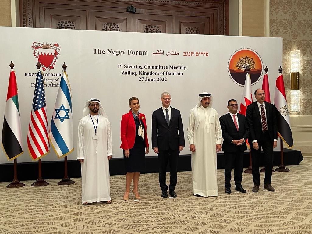 ‎الإمارات تشارك في الاجتماع الأول للجنة التنسيقية لـ " منتدى النقب " في البحرين