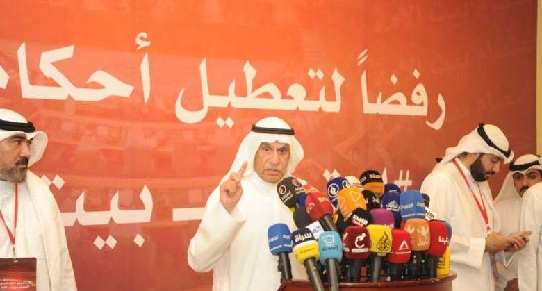 أحمد السعدون في أول اعتصامات دواوين النواب: الإرادة الشعبية ستنتصر