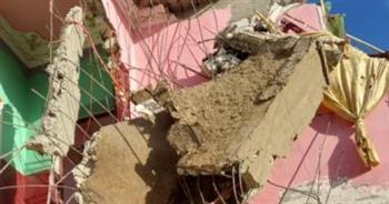 إصابة شخصين إثر انهيار منزل في أخميم بسوهاج