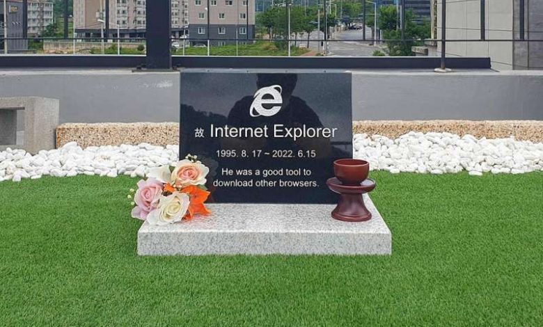 إنشاء «قبر» لـ «إنترنت إكسبلورر» في كوريا الجنوبية