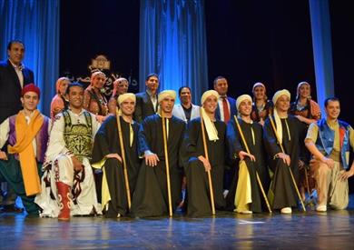 الفرقة القومية للفنون الشعبية تشارك في احتفالات الأردن بإربد عاصمة الثقافة العربية