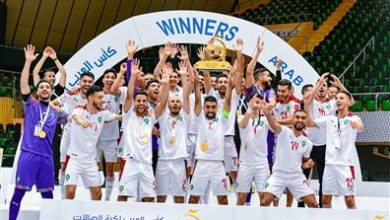 المنتخب المغربي يتوج ببطولة كأس العرب لكرة قدم الصالات