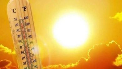 انخفاض طفيف في درجات الحرارة والعظمى 36 درجة بالفيوم