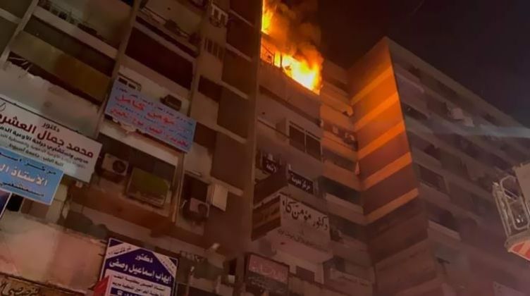 حريق ٣ شقق بأحد الأبراج السكنية في أسيوط