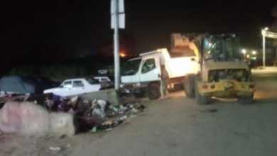 حملات ليلية لرفع القمامة بعيط النصاري في دمياط