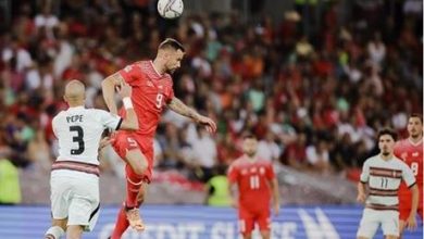 سويسرا تهزم البرتغال بهدف صاعق