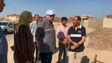 محافظ أسيوط يتفقد أعمال إنشاء محطة رفع صرف صحي لخدمة قريتي عرب الجهمة والأنصار
