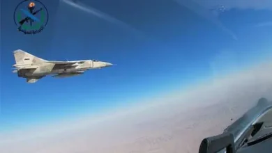 جانب من المناورات الجوية السورية الروسية