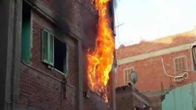 إصابة شقيقين وربة منزل في حريق منزل بسوهاج
