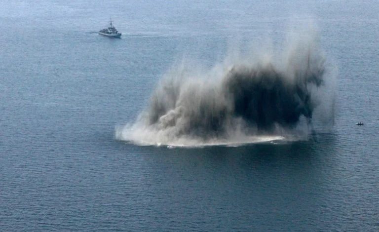 “الدفاع الروسية”: انفجار لغم بحري بسفينة أوكرانية في نهر الدانوب