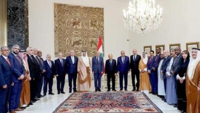 الصفدي ينقل تحيات الملك إلى الرئيس اللبناني