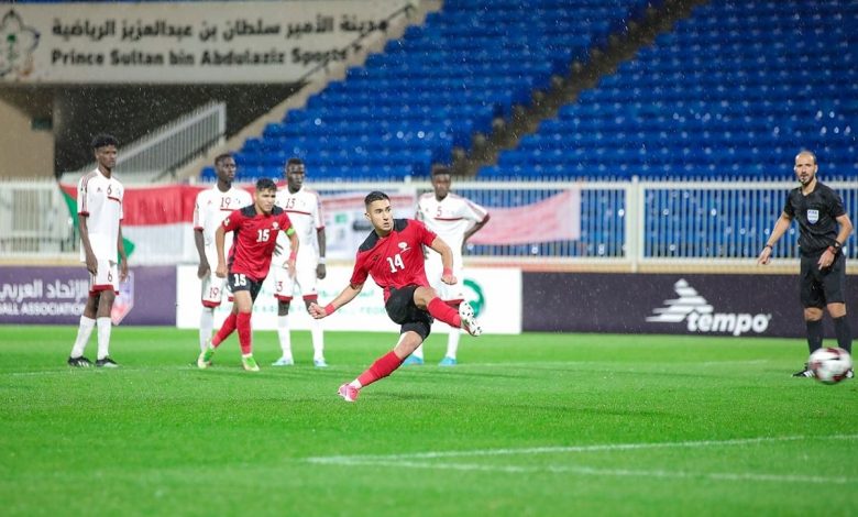 شباب فلسطين يمطر شباك السودان في كأس العرب