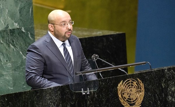 السفير طلال الفصام يقدم أوراق اعتماده مندوباً دائماً لدى الأمم المتحدة بفيينا