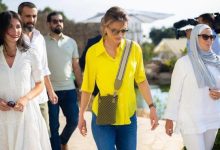 إطلالة الملكة رانيا باللون الأصفر- الصورة من حسابها على إنستغرام