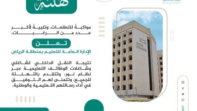 «تعليم الرياض» تعلن نتيجة النقل الداخلي لشاغلي وشاغلات الوظائف التعليمية - أخبار السعودية