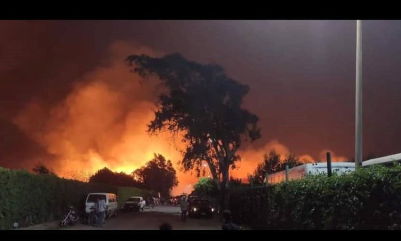 صدمة بالوسط الفني بعد اندلاع حريق هائل في استوديوهات شبرامنت التابعة للعدل جروب