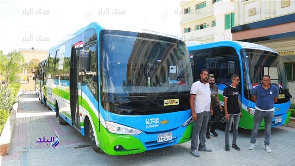 3 أيام مجانا.. توفير حافلات لحل أزمة المواصلات بكفر الشيخ| صور