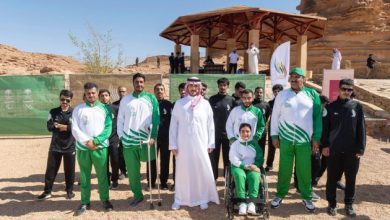 أمير منطقة الجوف يتسلّم شعلة دورة الألعاب السعودية 2022