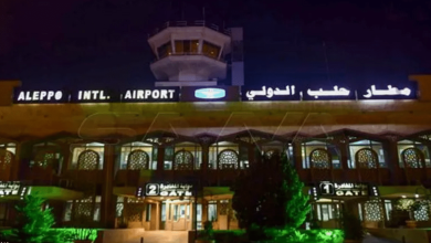 بعدما قصفته إسرائيل.. سوريا تحول جميع رحلات الطيران من مطار حلب إلى دمشق