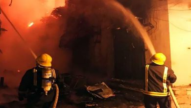 حريق يلتهم محتويات ورشة نجارة موبيليا بسبب ماس كهربائي بسوهاج
