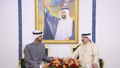 رئيس الدولة يلتقي ملك البحرين و يبحثان العلاقات الأخوية و المستجدات على الساحتين الإقليمية و الدولية