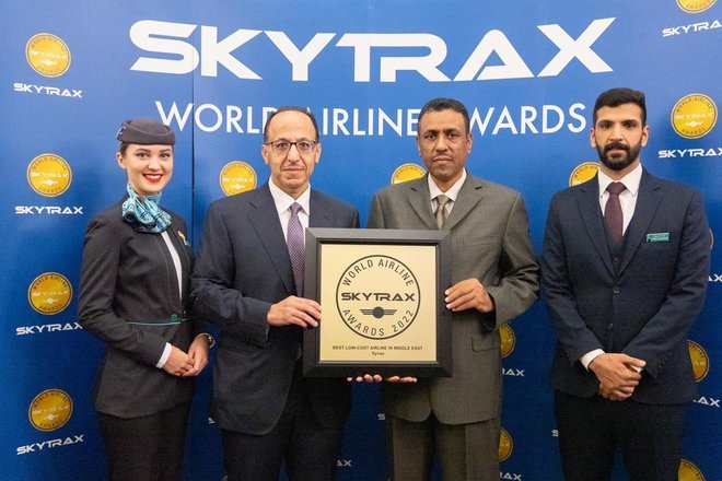 طيران ناس يفوز بجائزة سكاي تراكس كأفضل طيران اقتصادي في الشرق الأوسط