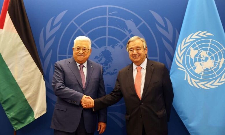 في سعيه للحصول على العضوية الكاملة، محمود عباس يقول إنها "الفرصة الأخيرة" للأمم المتحدة لإنقاذ دورها في السلام