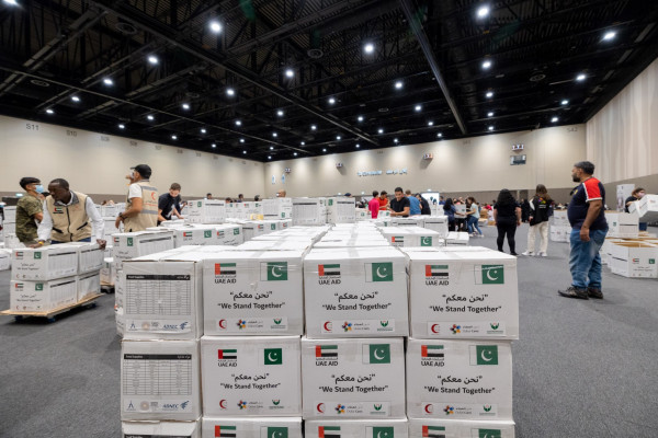 مدينة إكسبو دبي تشارك في حملة دعم المتضررين من فيضانات باكستان