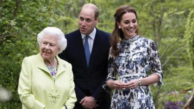 الملكة إليزابيث مع الأمير ويليام والأميرة كيت ميدلتون- الصورة من موقع GB News