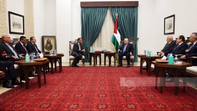 الرئيس يستقبل في رام الله وزير الداخلية الأردني