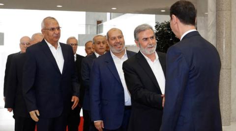 «حماس» بعد لقاء «دافئ» مع الأسد: اتفقنا على طي صفحة الماضي