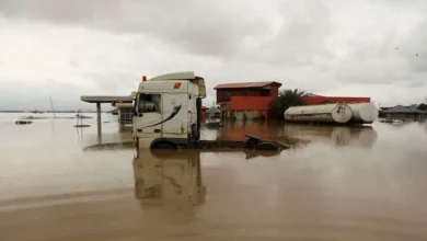 آثار فيضانات نيجيريا