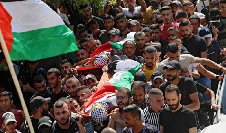 نابلس: تشييع فلسطينيين قتلا على يد القوات الإسرائيلية - أخبار السعودية