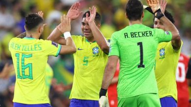 البرازيل ثاني المتأهلين لثُمن نهائي مونديال قطر بعد الفوز على سويسرا