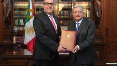 السفير الخالدي يقدم أوراق اعتماده للرئيس المكسيكي