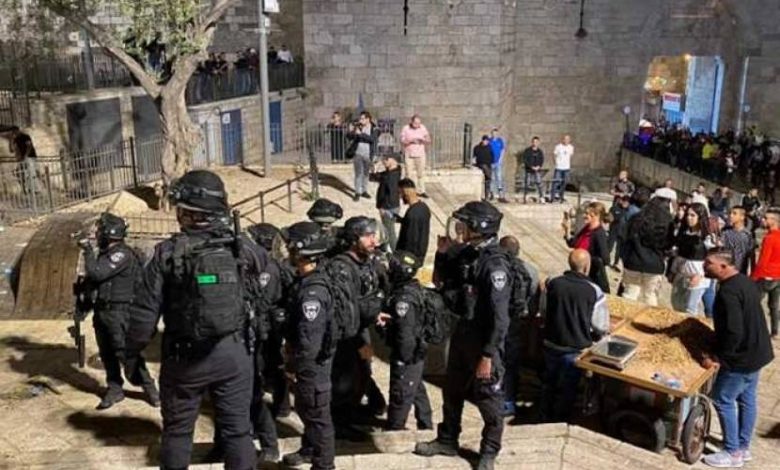 قبل أن تعتقلهما.. قوات الاحتلال تعتدي على طفلين في باب العامود
