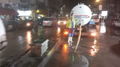 نوة المكنسة تباغت الإسكندرية بأمطار مسائية (شاهد)