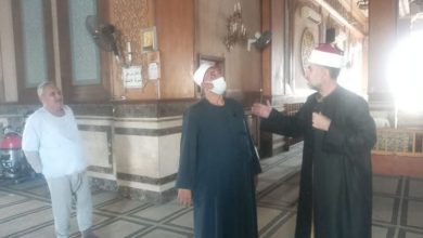وكيل وزارة الاوقاف يتفقد مساجد الإسكندرية