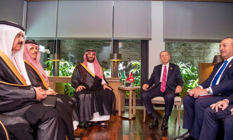 ولي العهد يلتقي الرئيس التركي على هامش انعقاد قمة مجموعة العشرين (صور وفيديو)