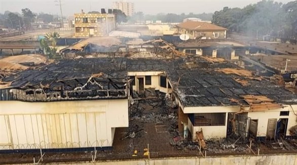 حريق يُدمر مكاتب بعثة الاتحاد الأوروبي في عاصمة إفريقيا الوسطى