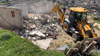 الاحتلال يهدم غرفتين زراعيتين في نحالين غرب بيت لحم
