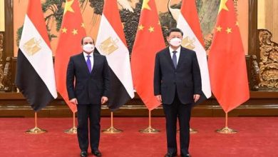 الرئيس الصيني يجتمع مع الرئيس المصري ويتفقان على شراكة استراتيجية