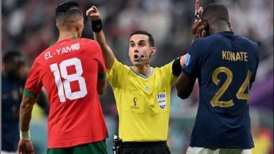 حكم مباراة المغرب وفرنسا يفجر مفاجأة : يمكن لعب المباراة مرة أخرى !