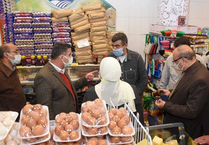 حملات تموينية بالإسكندرية على أسواق الإسكندرية لمتابعة ضبط الأسعار
