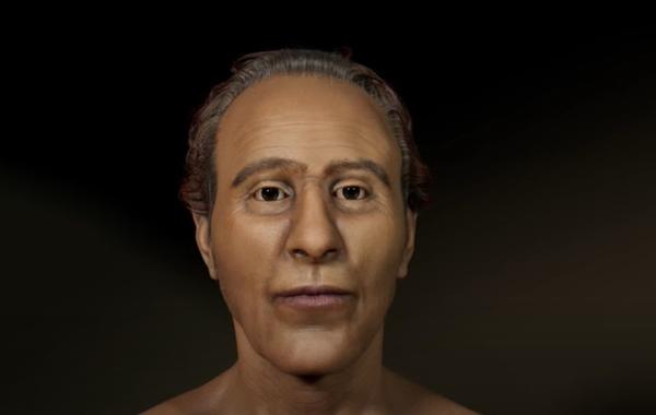 إعادة بناء وجه رمسيس الثاني - الصورة من Face Lab LJMU