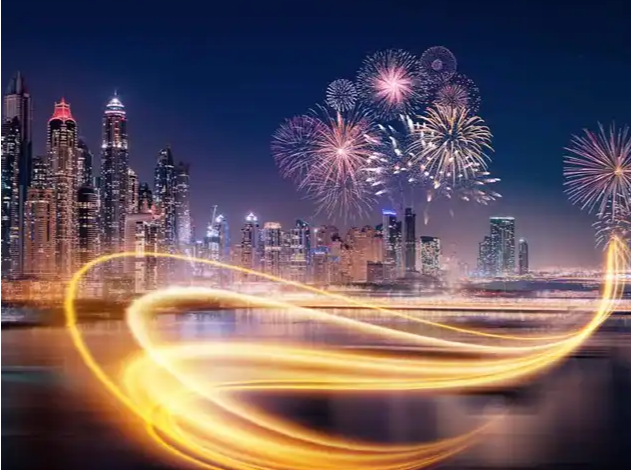 مهرجان دبي للتسوق.. ألعاب نارية وعروض مجانية مبهرة في سماء دبي