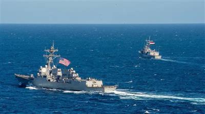 واشنطن: اعتراض سفينة تهرب سلاحًا هجوميًا من إيران لليمن